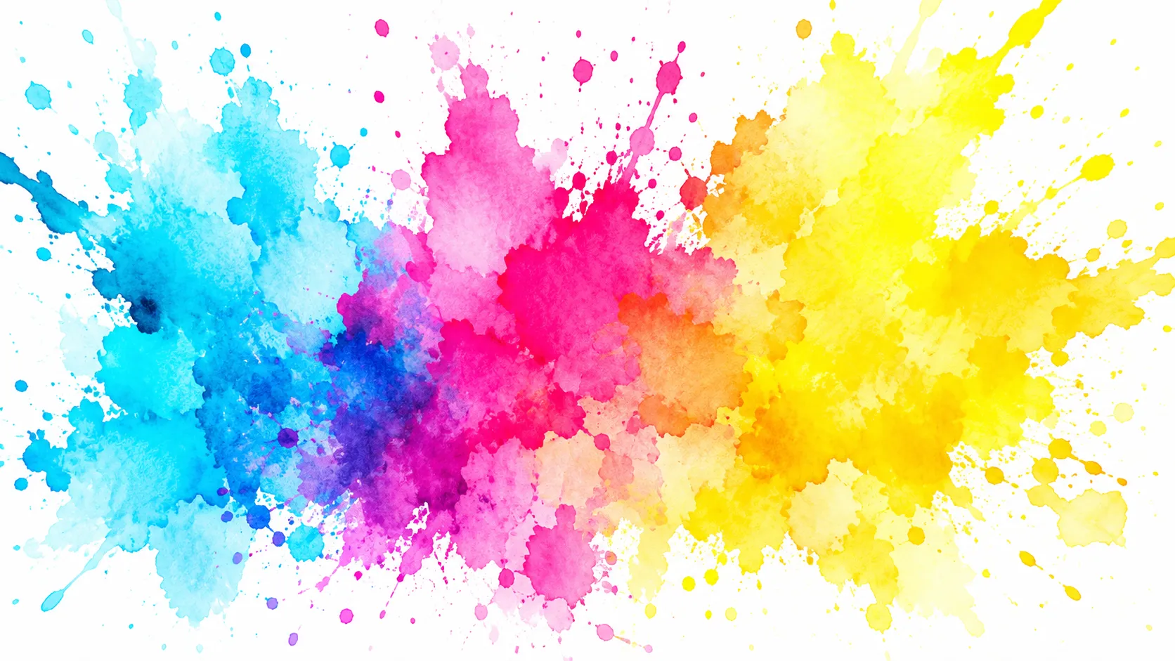 Vibrant Watercolor Splash Background
