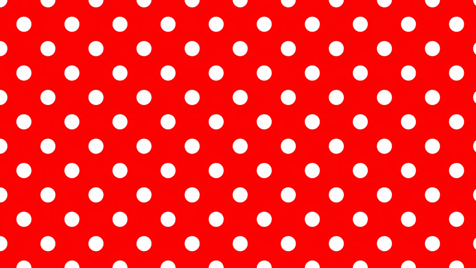 White Polka Dot Red Background