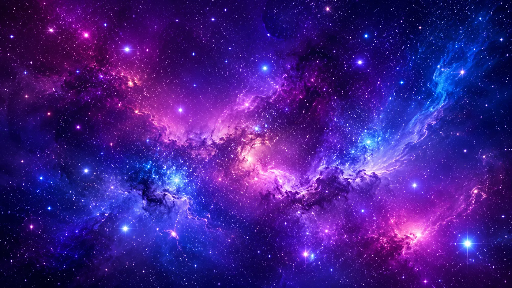 Purple And Pink Galaxy Background