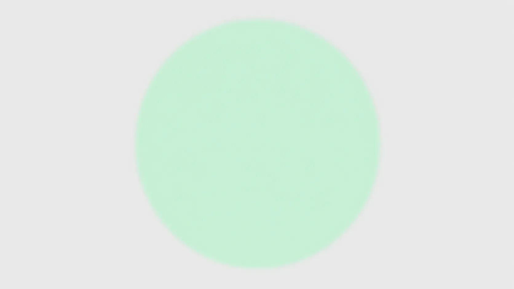 Minimalist Mint Green Circle Background