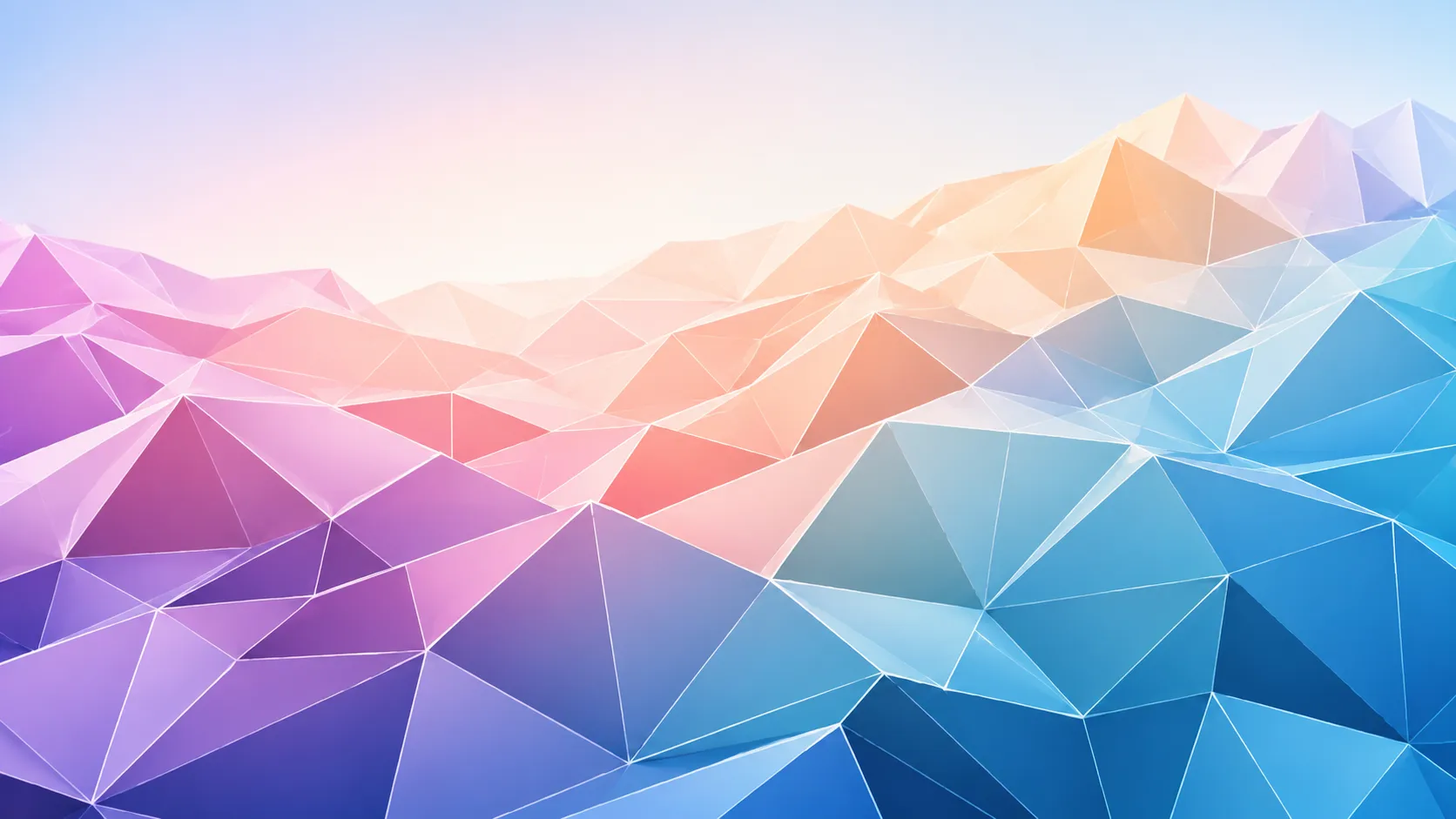 Abstract low-poly geometric background