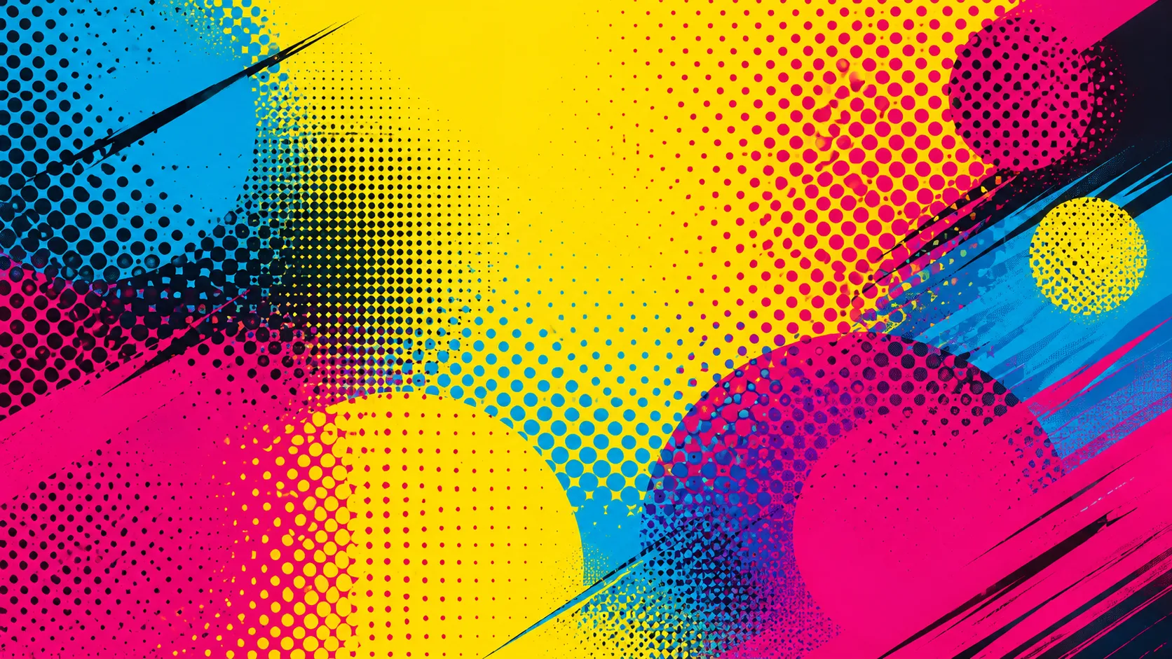 Abstract pop-art halftone background