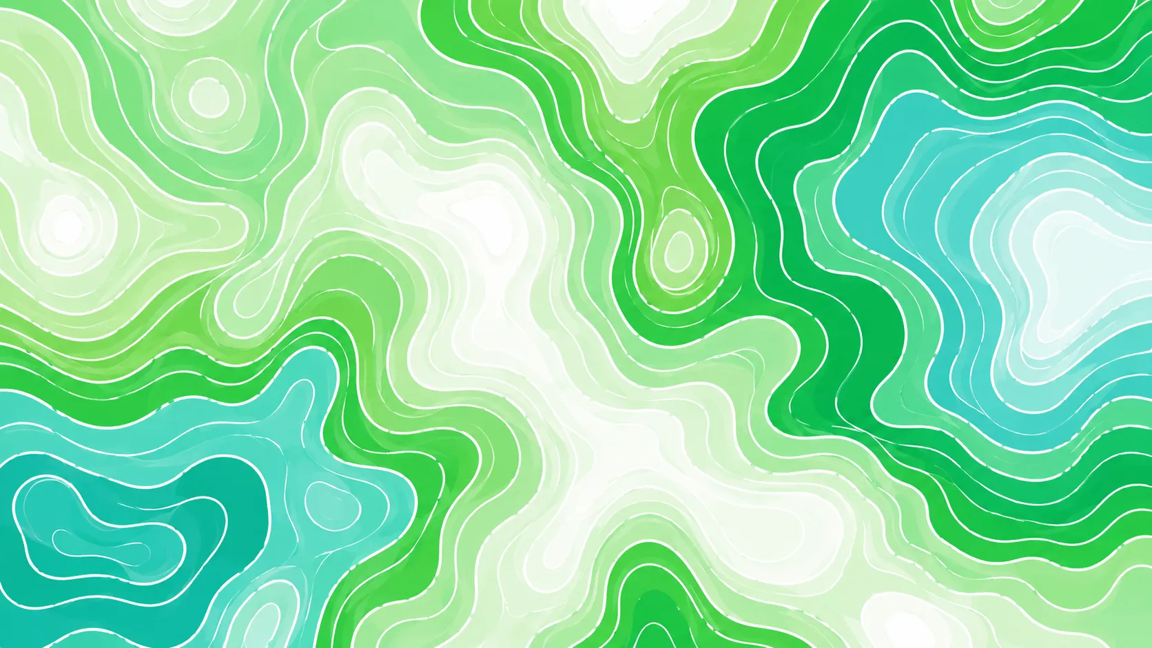 Green Topographic Map Contour Background